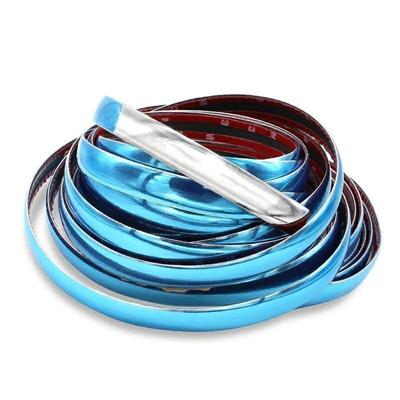 Takelablaze Car Plating Tape Plating Molle Body Bumper Protection Protector Length 16.9 Ft (5 M) Universal Silver (Width 15mm)