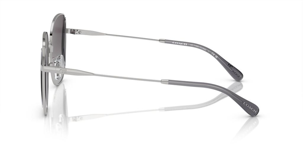 Coach HC7158D CL906 SHINY SILVER 58 Sunglasses Women's