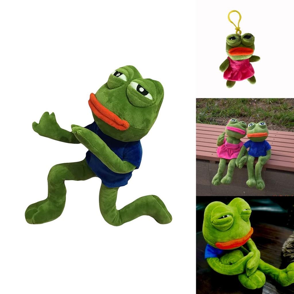 Weiches Pepe der Frosch Plüschtier Stofftier für Kinder und Erwachsene