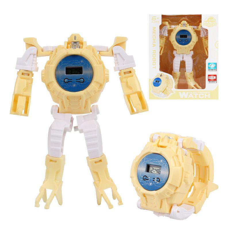 Children's Transforming Robot Electronic Watch Two Forms Toy For Kids
