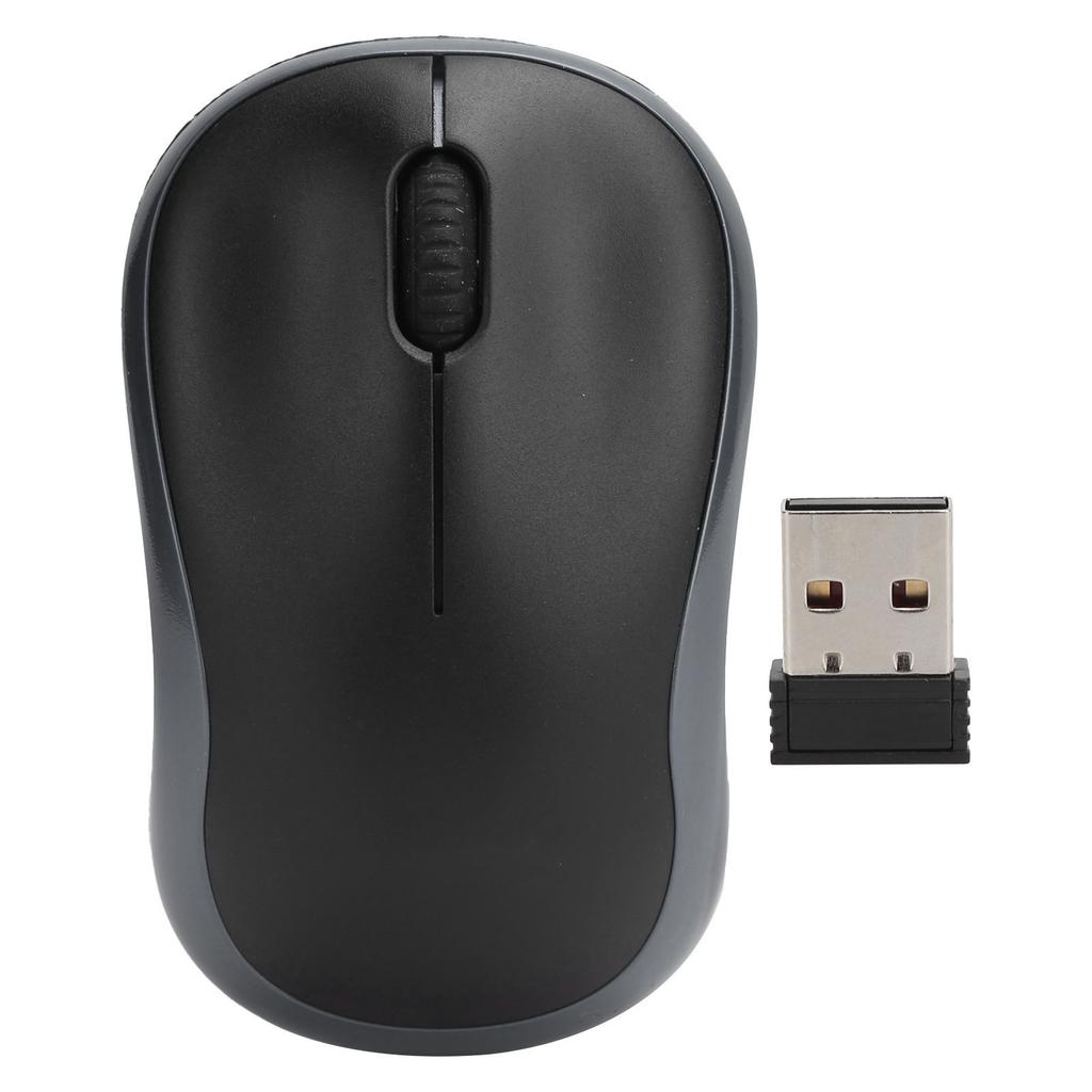 2.4GHZ Wireless Mouse Office 1000DPI Symmetric for Windows Laptop Desktop ComputerGray