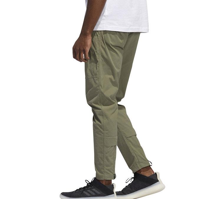 adidas Knitted Sweatpants Men's Green Moderate Straight Fit Pants FT2787