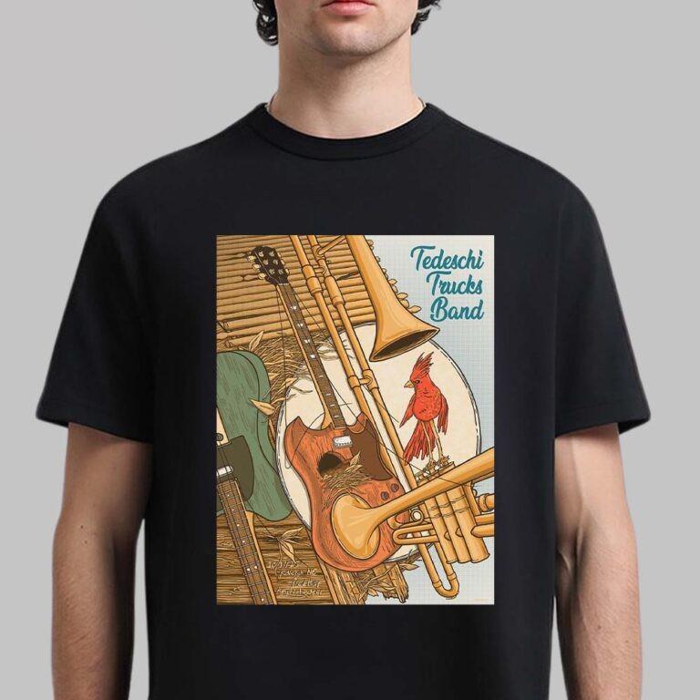 Tedeschi Trucks Band Raleigh North Carolina 2026 October 17 2026 T-Shirt Gift XXL