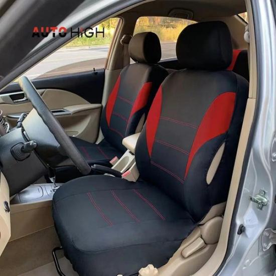 Universal Car Seat Covers Polyester Auto Seat Protector Front & Rear Seat Covers