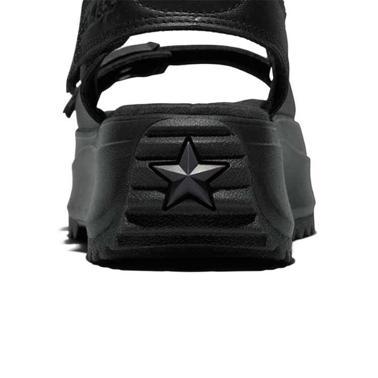 Converse Run Star Thick Sole Flat Round Toe Rubber Slide Sandals Women Sandals A20645C