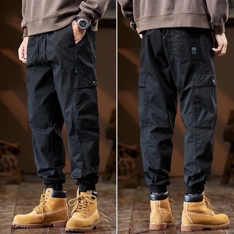 Nová móda Pánské trendy volné sportovní ležérní dlouhé kalhoty