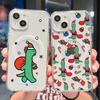 Christmas Cute Cartoon Dinosaur Joguman Magsafe Magnetic Phone Case for iPhone 16 15 14 13 12 11 8 7 Plus Pro Max X XR XSMax Tpu