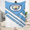 Manchester City Blanket Soft Cozy Suitable For Seaside Couch Office Chair For All Seasons Modern Birthday Christmas Gift Blanket