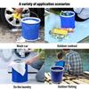 Oxford Fabric Portable Car Wash Bucket 9L/11L/13L Foldable For Compact Storage And Travel