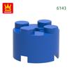 Non-Toxic 98Pcs/Lot 6143 3941 Cylindrical Block Moc 2X2 Parts Compatible With Arc-Shapes Brick Diy Children'S Assembly Toys Gift Box