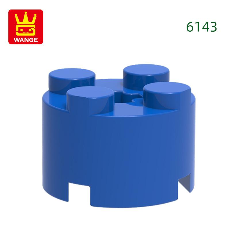 Non-Toxic 98Pcs/Lot 6143 3941 Cylindrical Block Moc 2X2 Parts Compatible With Arc-Shapes Brick Diy Children'S Assembly Toys Gift Box