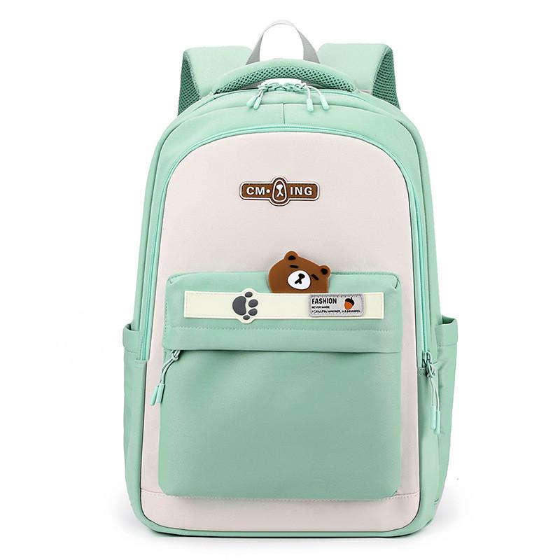 New Style Student Backpack For 3-6 Grade Primary School Kids Cartoon Bag With Large Capacity