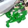 FOR KAWASAKI ER5 ER-5 ER 5 2003 2004-2005 Motorcycle License Number Plate Frame Holder Bracket Adjustable Angle with LED