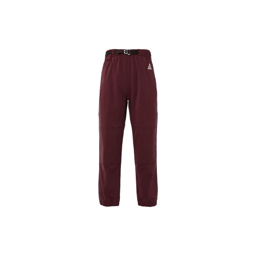 New Nike ACG Knitted Sweatpants Men Burgundy CV0661-681