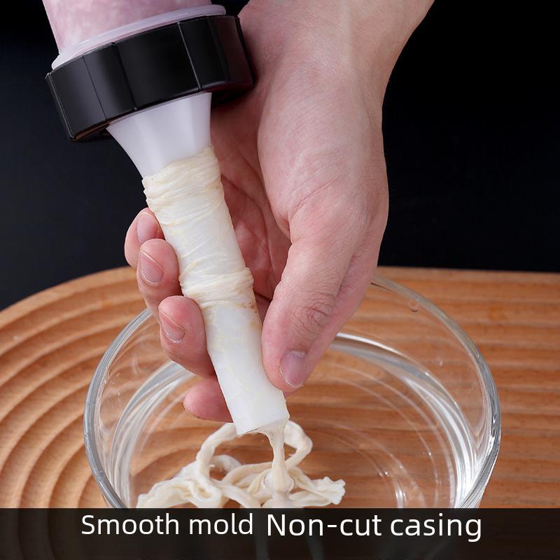 Hand-Push Sausage Stuffer: Household Manual Sausage Maker Tool