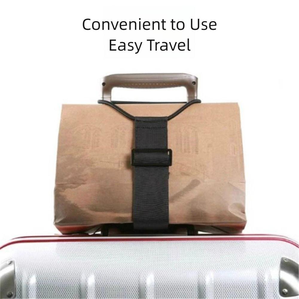 1/2Pcs Versatile Luggage Elastic Strap Reusable Adjustable Luggage Connector Straps Portable Travel Suitcase Fixed Strap