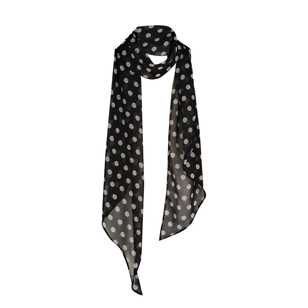 

Fashion Thin Long Scarves Shawl Sun Protection Multifunctional Silk Scarf Decorative Bag Ribbon For Spring Summer Autumn