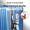 Multicolor 4 Digit Combination Padlock With Resettable Code And Sturdy Metal Shackle Perfect For Gym Locker Luggage Travel