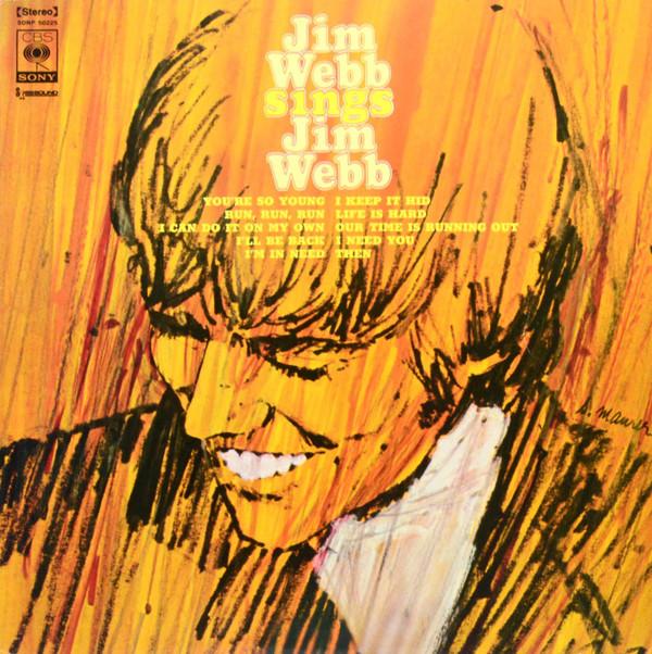 

LP Record JIM WEBB Jim Webb Sings Jim Webb SONP50225 CBS SONY 1968 Japan Rock Used
