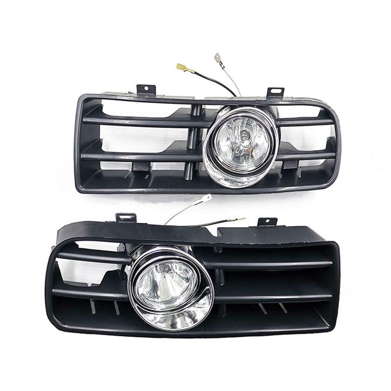 2pcs Auto Front Left Right Bumper Fog Light Lamp Grill with Fog Light Lamp For VW Golf MK4 1998 1999 2000 2001 2002 2003 2004