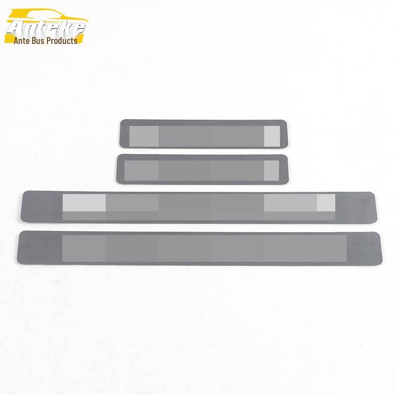 Stainless Steel Door Sill Decorative Strip for 21 Mustang Mach-E