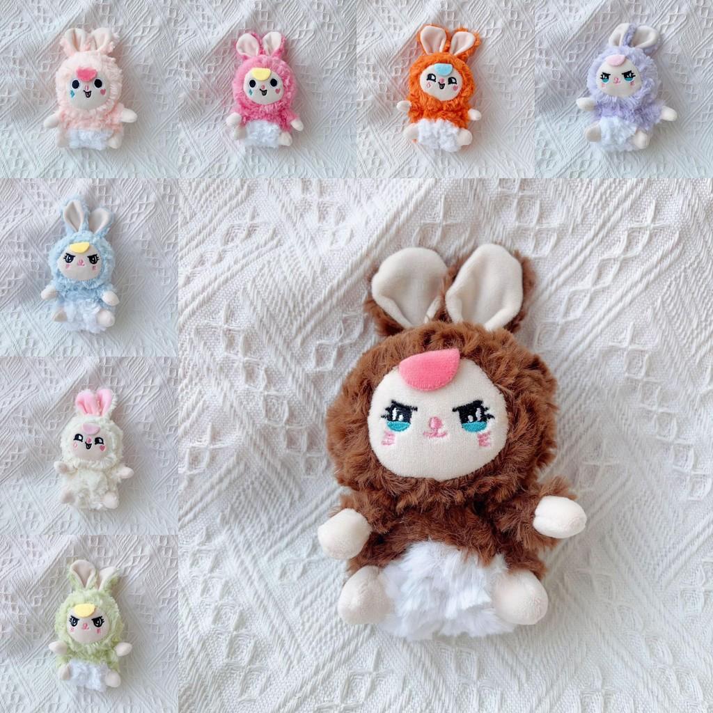 Cute Rabbit Plush Keychain With Embroidery Design For Kids And Collectors