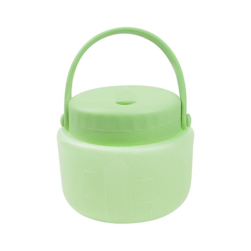 

Airtights Silicone Food Bag Keep Food Freshing for Kitchen Use Safe for Dishwasher Foldable Space Saving зелёный