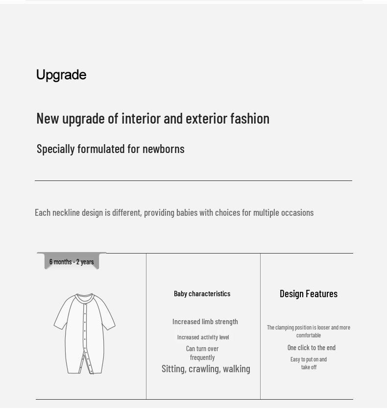 Spring & Autumn Long Sleeve Baby Bodysuit: Modal Jumpsuit Pajamas for Newborns & Infants – Tagless for Comfort