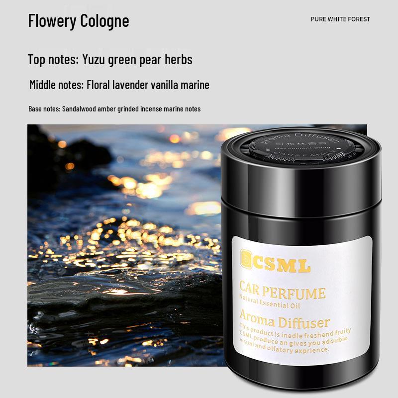 Gardenia Car Air Freshener: 2024 Long-Lasting Solid Perfume Ornament for Car Interiors