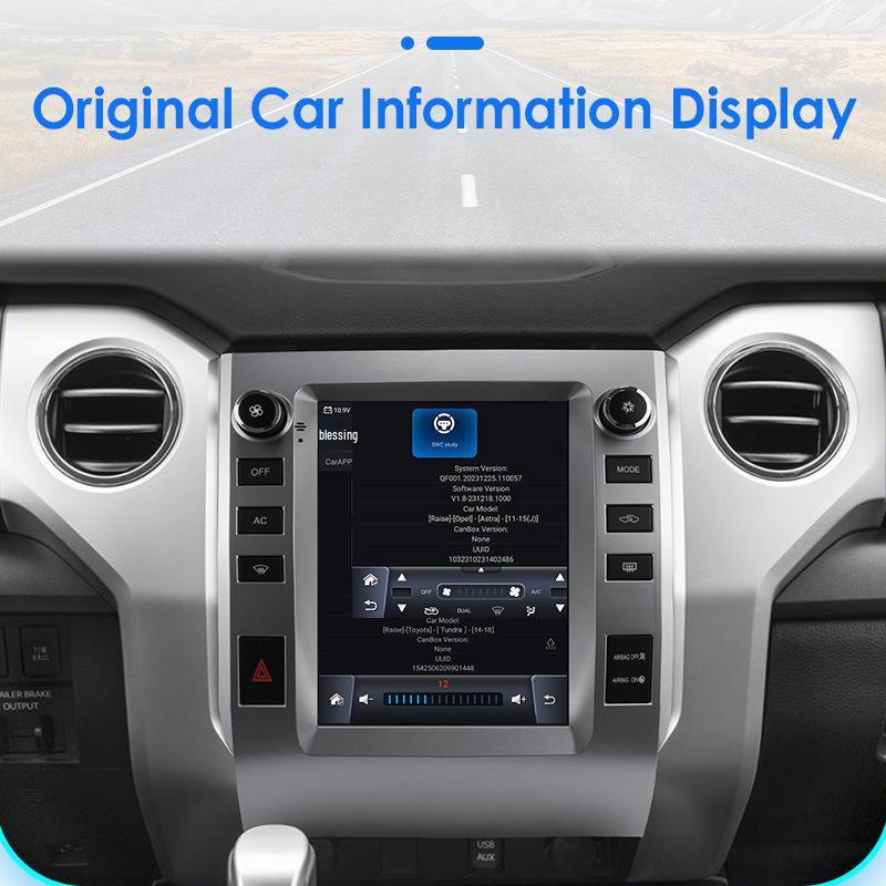 9.7" Vertical Screen Carplay Android HD Navigation for 13-18 Toyota Tundra