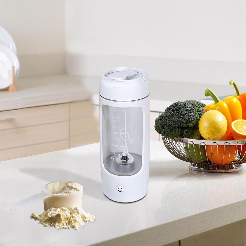 Tragbare elektrische Protein-Shaker-Flasche, USB-wiederaufladbar, für Fitness-Training