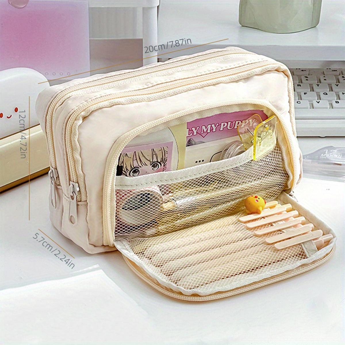 

Multi Layer Pencil Case Large Capacity Kawaii Pen Box Cute Pen Holder Pouch For Students Back To School Stationery Supplies