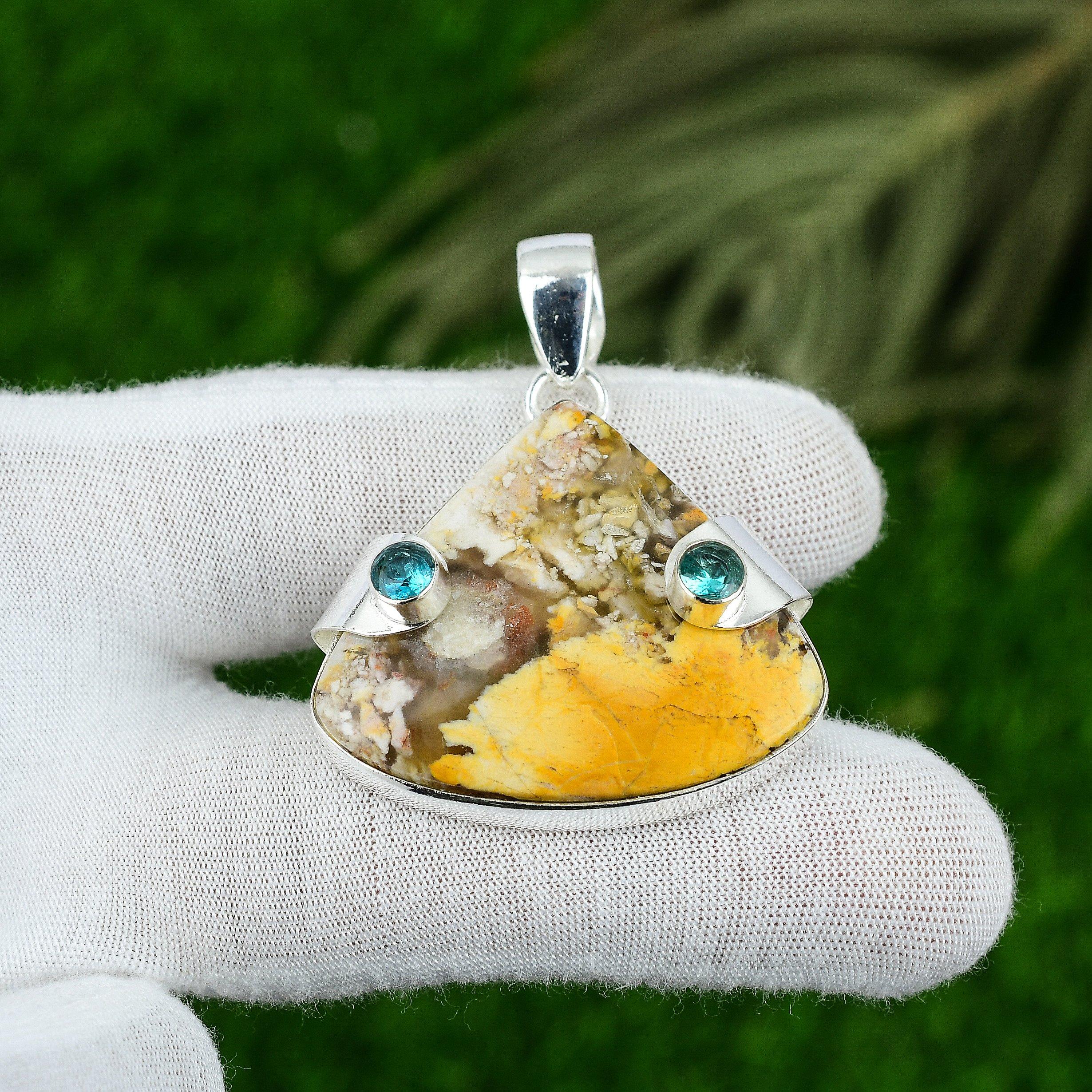 День матери Сделка Брекчиевая Мукаитовая Яшма Турмалин Серебро 925 пробы Уникальная подвеска