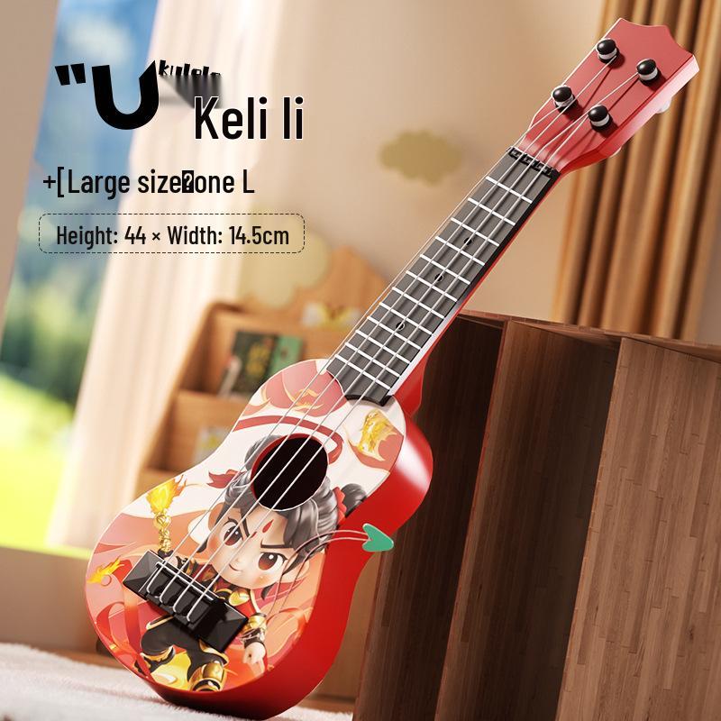 Realistic Guitar Playable Ukulele Toy for Children's Musical Education