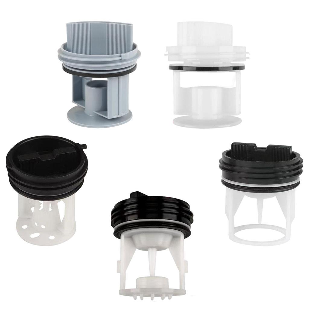Plastic Washing Machine Drain Pump Cover Assembly Reliable Water Stopper Overflow Protection for Laundry Use