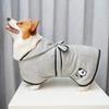 Pet Bathrobe Coral Fleece Dog Casual Bathrobe Quick Drying Pet Dog Dog