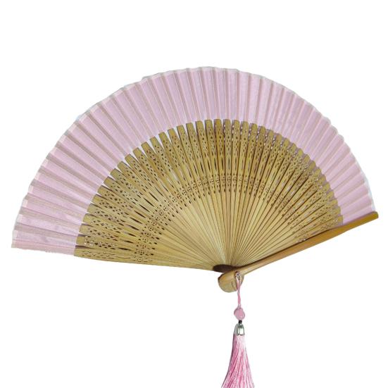 

Складной веер Танцующий веер в китайском стиле с кистями Бамбуковая ручка для резьбы Ручной веер для выступлений Опора для фотографий