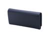Carteira Longa Paul Smith Clássica de Couro de Vaca com Aba, Azul
