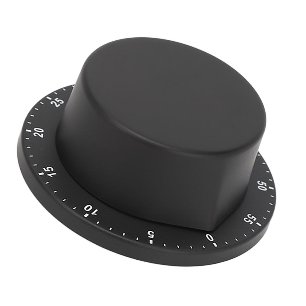 Mekanisk Timer Exakt Tyst Räkning Högt Larmsignal Svart Tids Påminnelse För Kök Matlagning Studier Träning