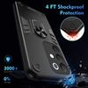 KEYSION Shockproof Armor Case for Realme C85 C85 5G Soft Silicone+PC Metal Ring Stand Phone Back Cover for OPPO Realme C85