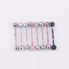 8-Color Lacquered Tongue or Nipple Stainless Steel Piercing Jewelry