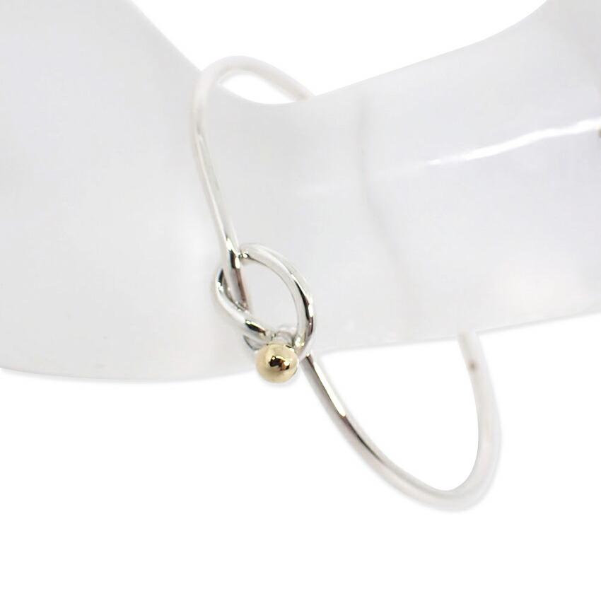 

[Pre-owned] TIFFANY 925/750 Love Knot Bangle/j43-9