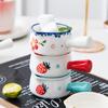 Mini Ceramic Milk Cup Creamer Jug Multifunctional Seasoning Dish Small Ceramic Coffee Milk Pitcher Vinegar Sauce Cup With Handle