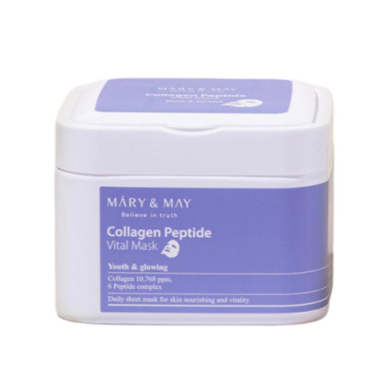 Mary & May Collagen Peptide Vital Pull-Out Mask Pack 30 Sheets