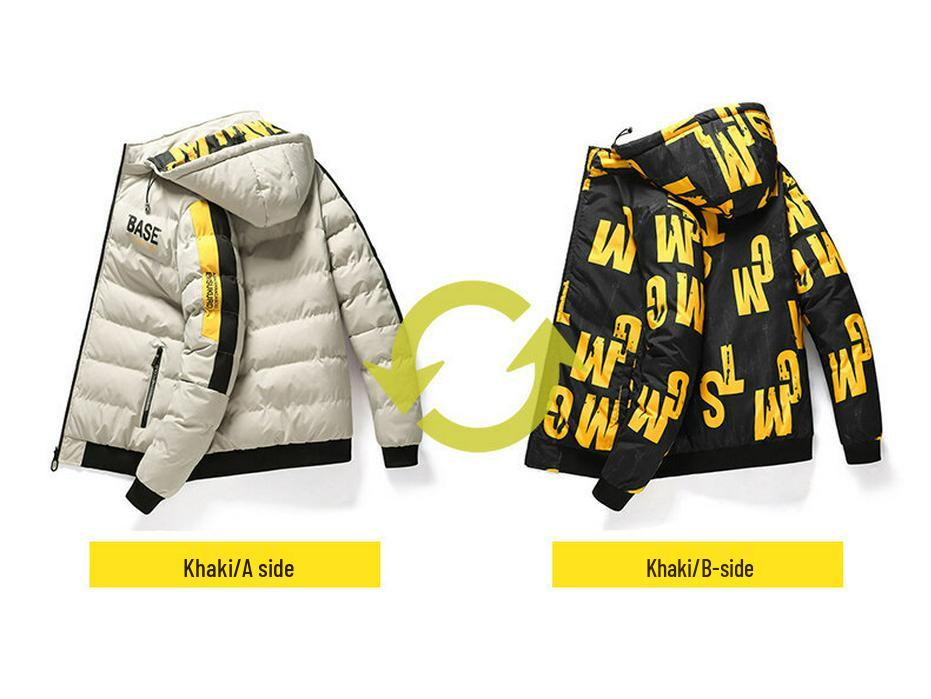 Adidas Youth Cold-Resistant Zippered Jacket - Thick, Warm, and Casual for Autumn and Winter