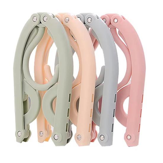 Yousheng Clothes Hangers Portable Hanging Rack Strong Load-bearing Anti-Slip Design Foldable Jackets Shirts Holder Space-Saving Hangers