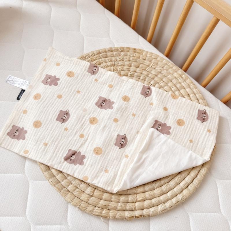Rectangle Pillow Slip Baby Infant Pillow Slip Replacement Washable Breathable Pillow Cushion Breathable Pillow Case
