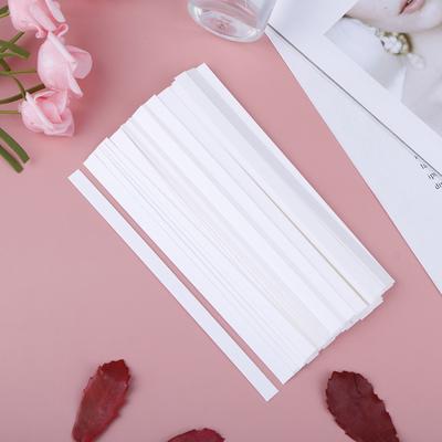 Ätherisches Testpapier Streifen 100Pcs 137 * 7Mm Flache Aromatherapie Duft Parfüm