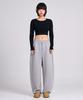 Osillos D20 One-Pleat Wide Loose Fit Sweatpants_Melange