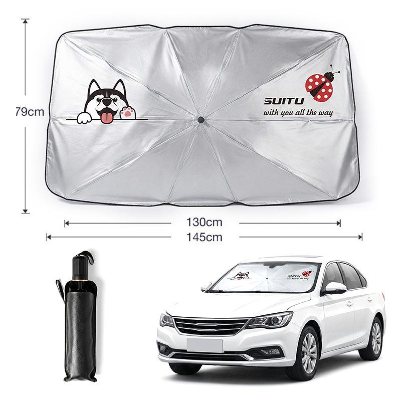 Front Windshield Sunshade - Heat Insulation & UV Protection